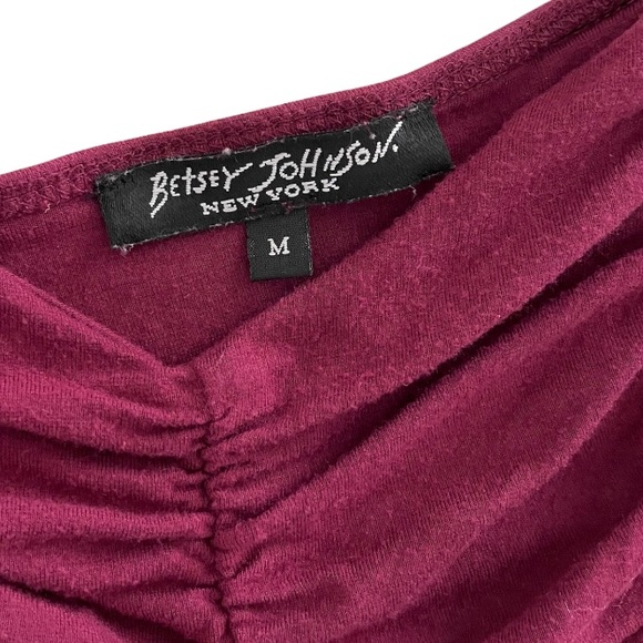 Vintage Betsey Johnson Ruched Cropped Cami - Picture 4 of 11